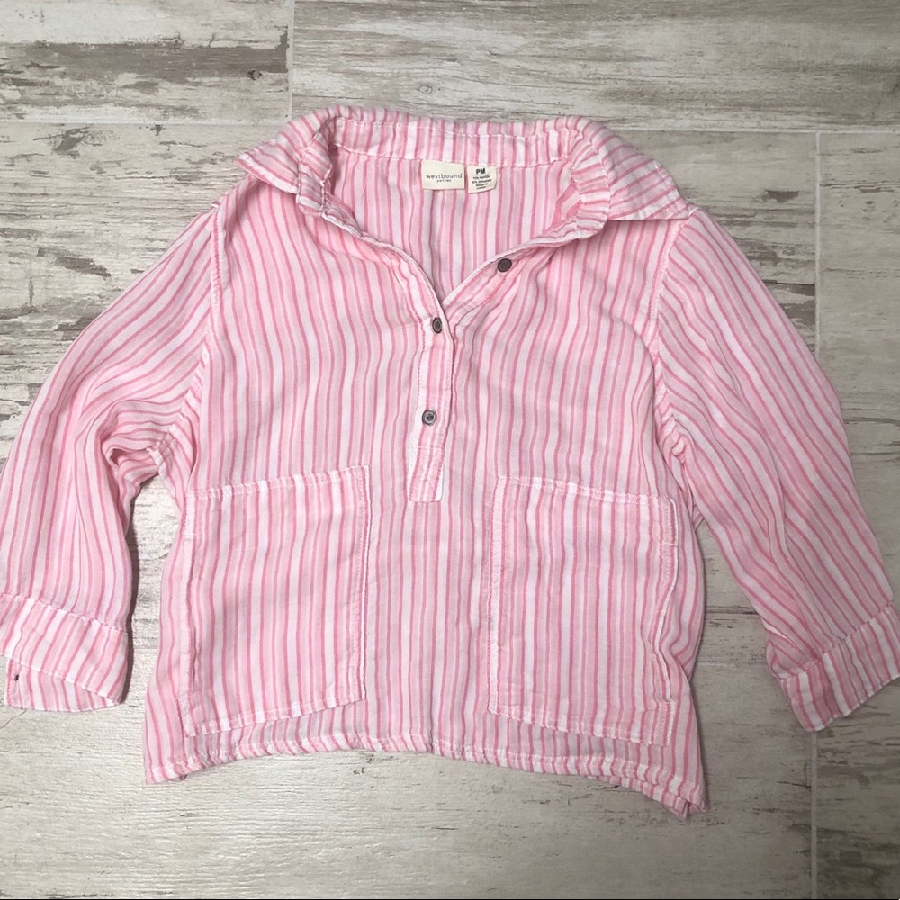 Westbound Petites Pink Blouse (SIZE PM)